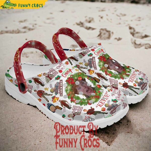 Personalized Home Alone Merry Christmas Kevin Crocs Shoes