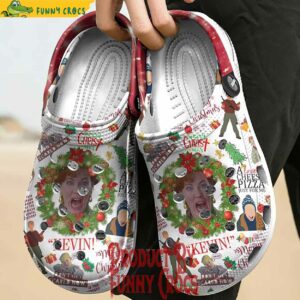 Personalized Home Alone Merry Christmas Kevin Crocs Shoes 3