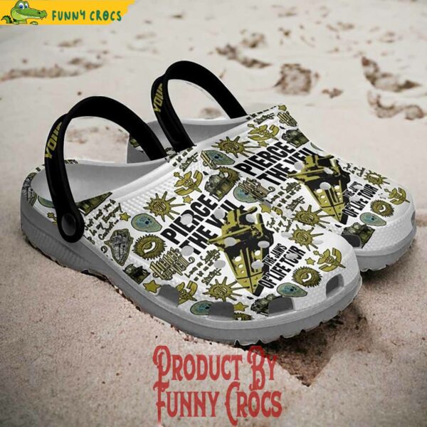 Personalized Pierce The Veil Crocs Clogs