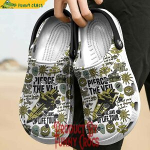 Personalized Pierce the Veil Crocs Clogs 3