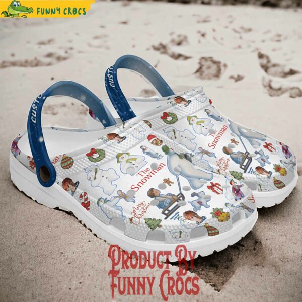 Personalized The Snowman Christmas Crocs Clogs