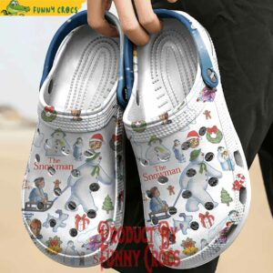 Personalized The Snowman Christmas Crocs Clogs 3