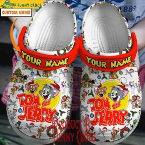 Personalized Tom And Jerry Christmas 2024 Crocs Style 1