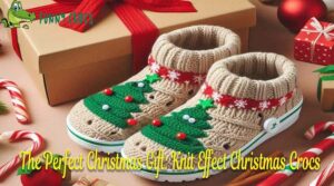 The Perfect Christmas Gift Knit Effect Christmas Crocs