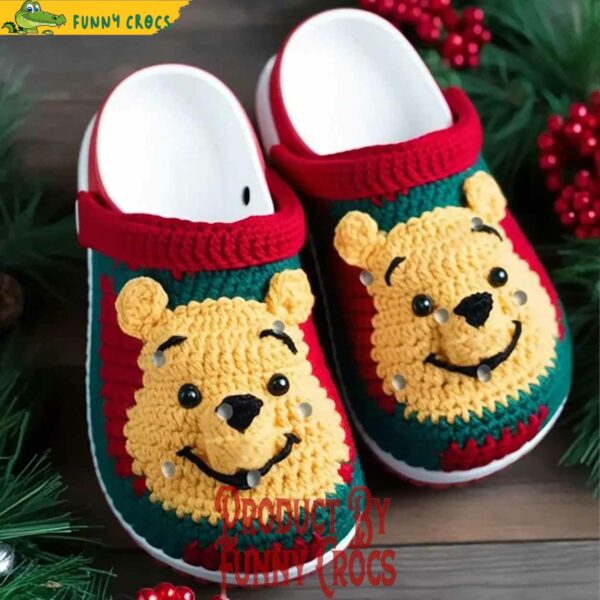 Winnie The Pooh Knit Effect Crocs Shoes