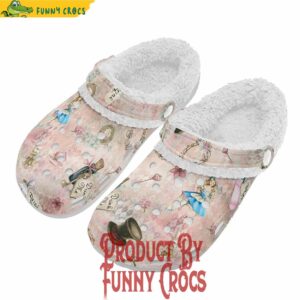 Alice in Wonderland Fur Lined Crocs For Women