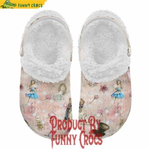 Alice in Wonderland Fur Lined Crocs For Women