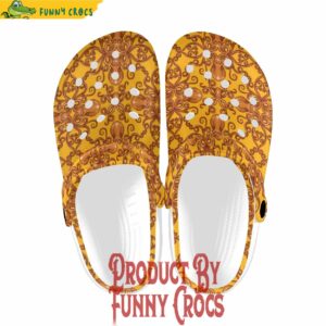 Animal Octopus Backgrounds Yellow Crocs Slippers