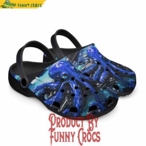 Blue Octopus Crocs Clogs Shoes For Adults 3