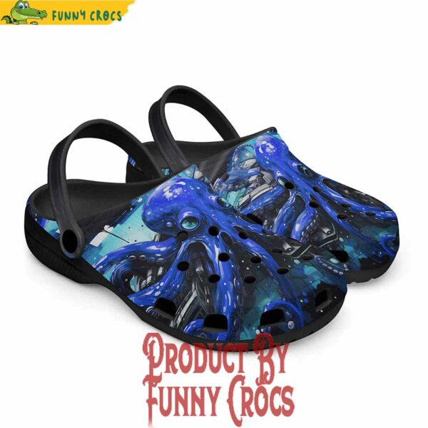 Blue Octopus​ Crocs Clogs Shoes For Adults