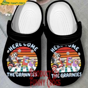 Bluey Here Come The Grannies Crocs Shoes 3