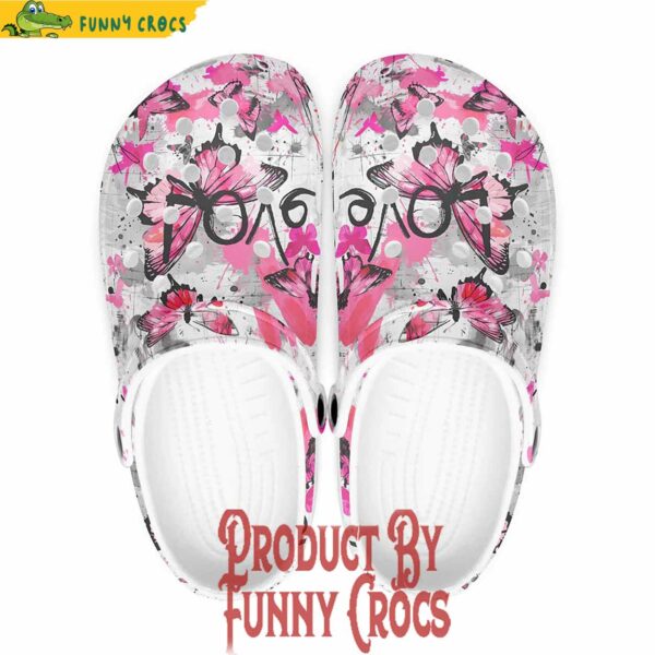 Butterfly Painting Crocs Shoes