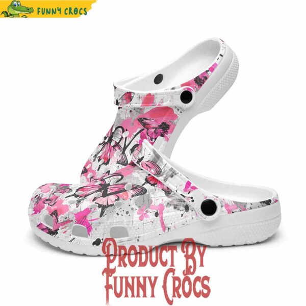 Butterfly Painting Crocs Shoes