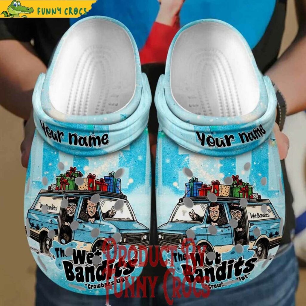 Custom Wet Bandits Home Alone Christmas Crocs Shoes