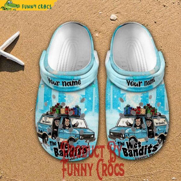 Custom Wet Bandits Home Alone Christmas Crocs Shoes