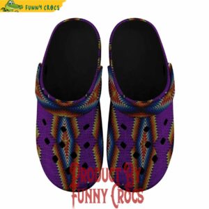 Diamond in the Bluff Purple Muddies Unisex Crocs Shoes