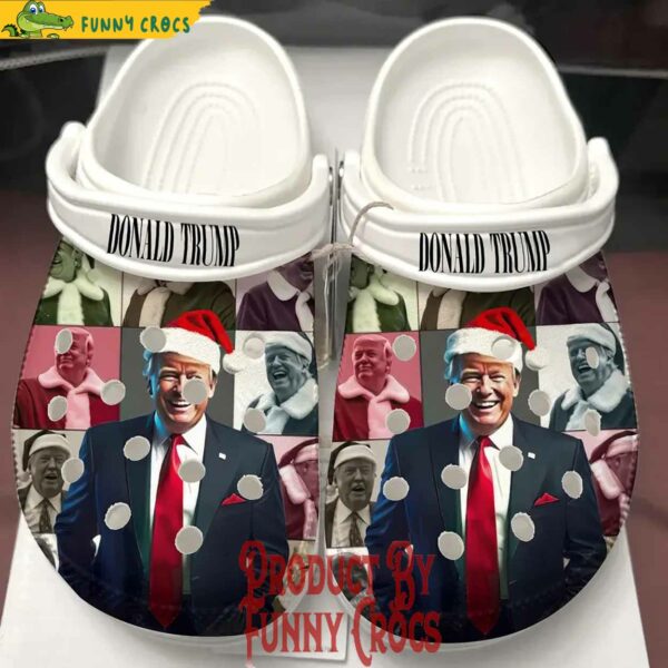 Donald Trump Merry Christmas Clogs Crocs Shoes