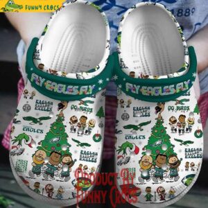 Fly Eagles Fly the Philadelphia Eagles Christmas Crocs Shoes