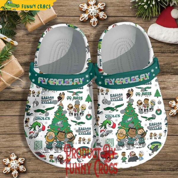 Fly Eagles Fly the Philadelphia Eagles Christmas Crocs Shoes