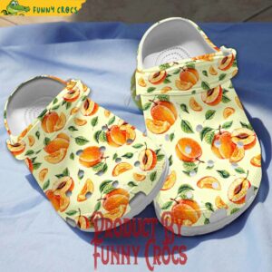 Funny Apricot Fruit Crocs For Men