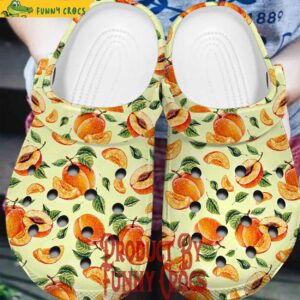 Funny Apricot Fruit Crocs For Men