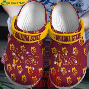 Funny Arizona State Football Crocs Style