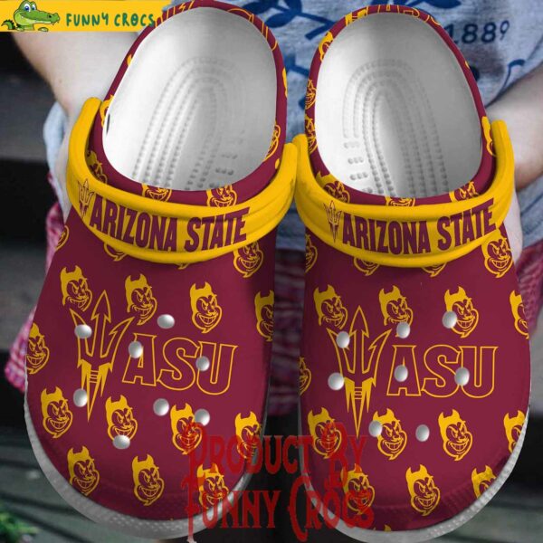 Funny Arizona State Football Crocs Style