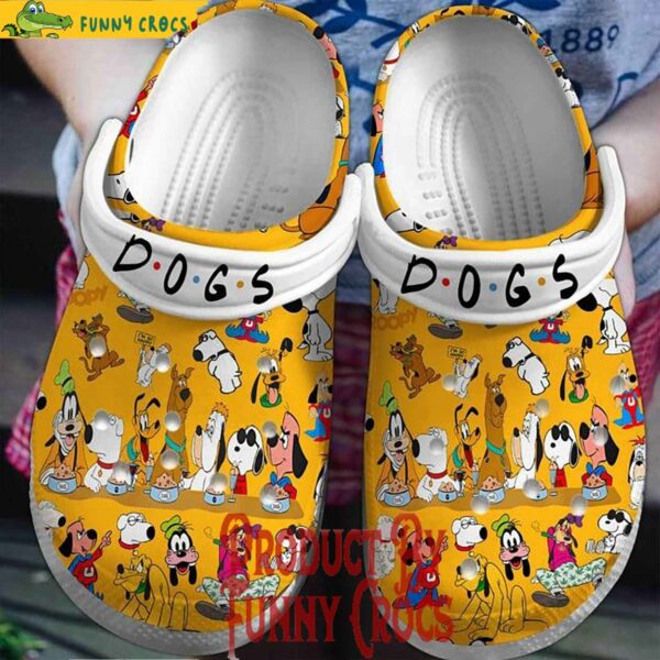 Funny Dogs Friends Cartoon Crocs