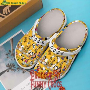 Funny Dogs Friends Cartoon Crocs