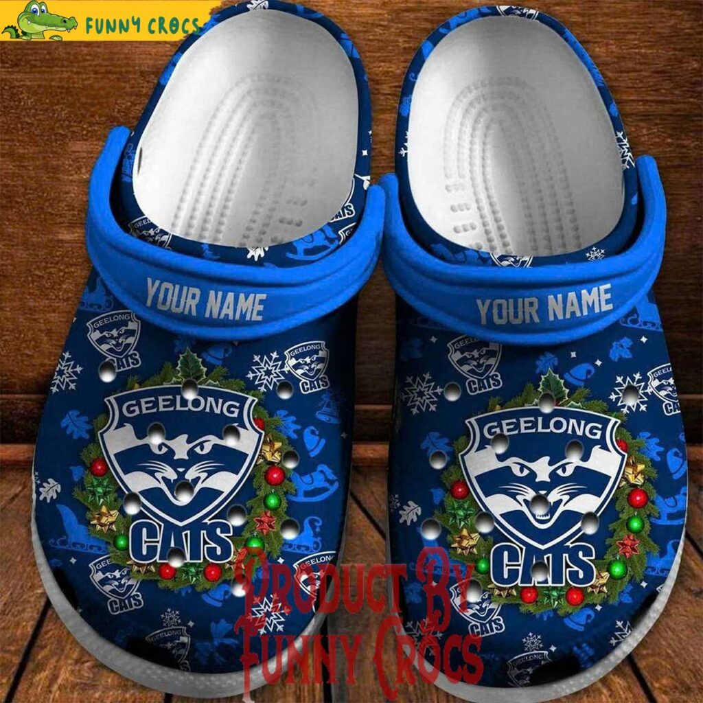 Geelong Cats Christmas 2024 AFL Crocs Shoes