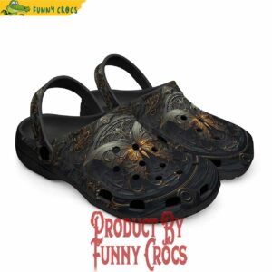 Gothic Butterfly Crocs Slippers 3