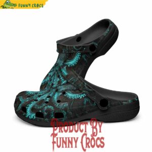 Green Octopus Crocs Shoes For Adults