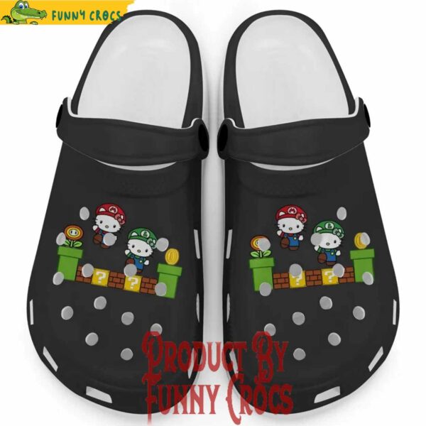 Hello Kitty Mario Luigi Blossom Crocs For Adults And Kids