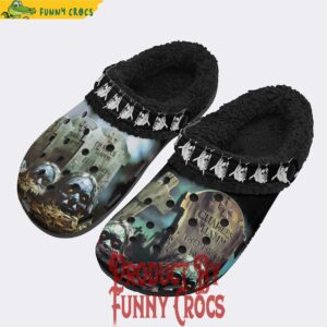 Horror Retro City Fleece Lined Crocs For Men​