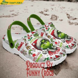 Just Waiting For Grinchmas Christmas Personalized Crocs Shoes