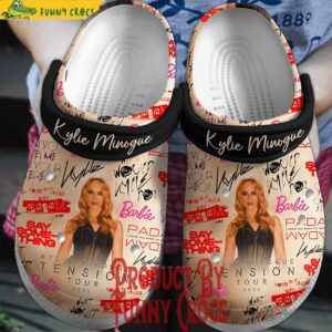 Kylie Minogue Tension Tour 2025 Crocs Shoes