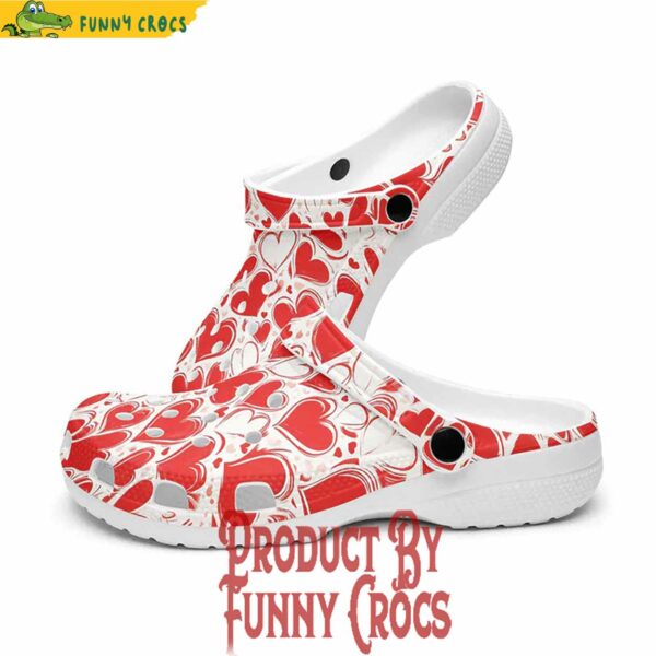 Love Hearts Valentine 2025 Crocs Style