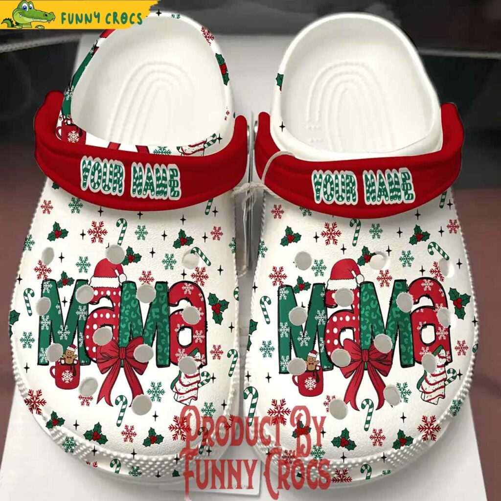 Mama Christmas Crocs Shoes