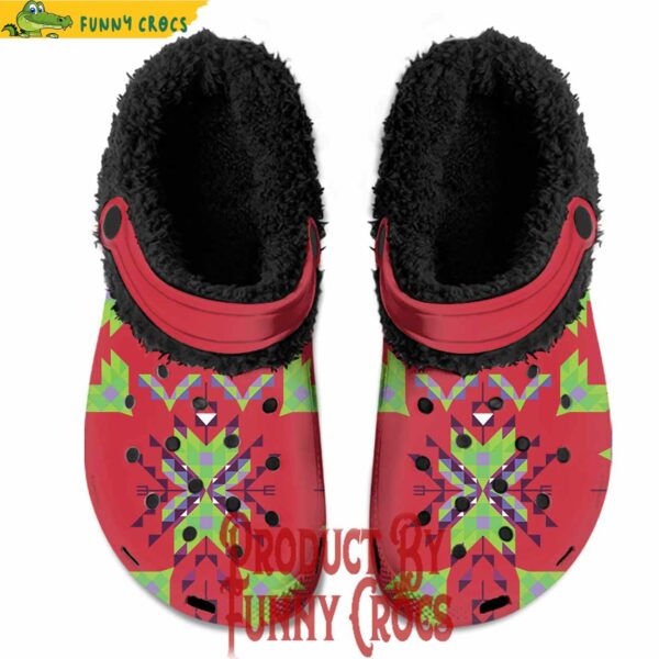 Medicine Lodge Harlequin Mens Crocs Fleece Lined