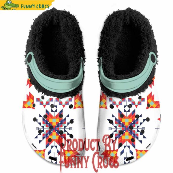 Medicine Lodge Navy Adult Fleece Lined Crocs