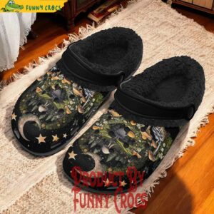 Moon Star Mushroom Woodland Fur Lined Crocs On Sale