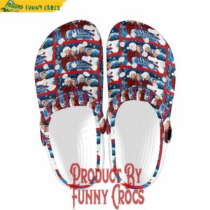 Music White Christmas Crocs Clogs Shoes