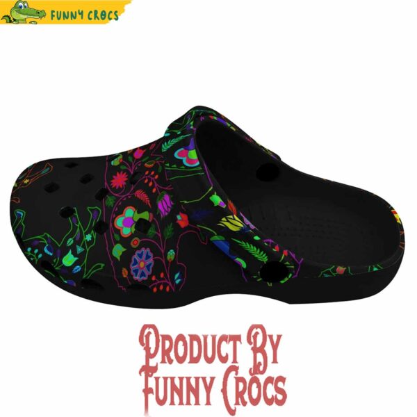 Neon Floral Buffalo Muddies Unisex Crocs Shoes