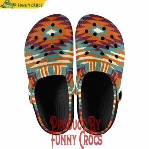 New Orange Aztec Unisex Crocs Shoes