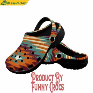 New Orange Aztec Unisex Crocs Shoes