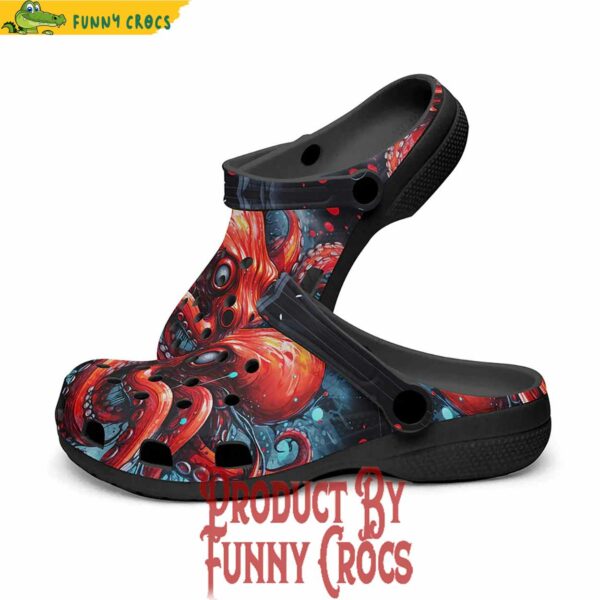 Octopus In The Deep Sea Crocs Shoes