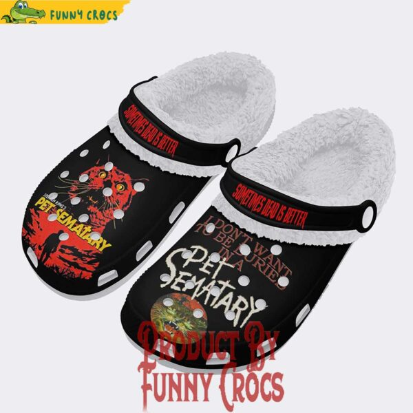 Pet Sematary Horror Movie Crocs Fleece Lined