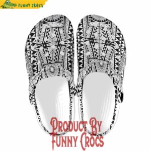 Polynesian Tattoo Crocs Slippers