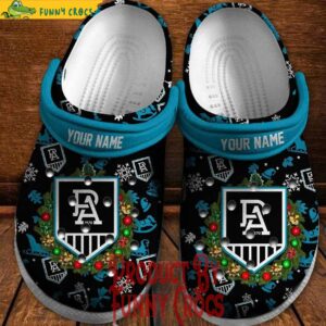 Port Adelaide Power Christmas 2024 AFL Crocs Shoes