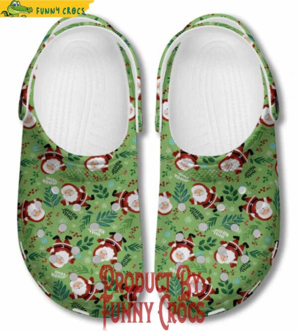 Santa Claus Christmas Crocs For Kids